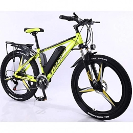 XXL-G Bici elettriches 350W bici elettrica per adulti elettrica Mountain bike, 26" Bicicletta elettrica con rimovibile 8AH agli ioni di litio, professionale 27Speed Gears, Black yellow