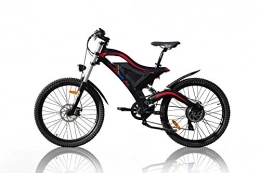 EMOUNTAINBIKE Bici elettriches 500W Hub motore Bike 26X .2.0forgo Zoom Gabel 11, 6AH lithiun Battery + LCD DISPLAY E della bici bicicletta elettrica 26pollici
