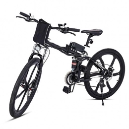 Aceshin Bici elettriches aceshin Bicicletta elettrica pieghevole Mountain bike cerchi a raggi in lega di alluminio Potenza: Sotto 500W