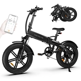 A Dece Oasis Bici elettriches ADO Beast 20F Bicicletta Elettrica Pieghevole Mountain eBike per Adulti, 20''*4.0 E-Bike Fat Tire con Sensore di Coppia 14.5Ah Batteria, Shimano 7 Velocità, Schermo IPX7 IPS Controllo APP