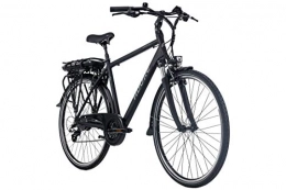 Adore Bici Adore - Bicicletta elettrica da uomo Marseille 28'' Pedelec, 24 marce, 250 Watt, agli ioni di litio, 37 V / 13 Ah