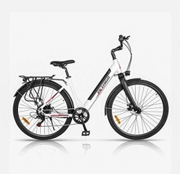 AISHFP Bici elettriches Adulti 27 Pollici elettrica Commuter Bike, 36V Batteria al Litio in Lega di Alluminio Retro velocità variabile Bicicletta elettrica, con Display LCD Multifunzione, A, 14AH