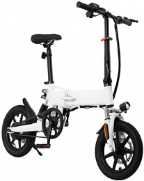 CZYNB Bici elettriches Adulti elettrica Pieghevole Bici for Escursioni in Bicicletta Viaggi E Commute Lightweight E-Bike con 36V 5.2AH Batteria al Litio Portatile Città Biciclette