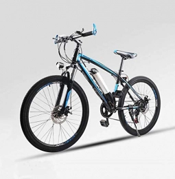 AISHFP Bici elettriches Adulto Uomini elettrica Mountain Bike, 36V Batteria al Litio Bicicletta elettrica, Acciaio al Carbonio Telaio E-Bikes, ausiliare di Crociera 50-60 km, C, 50KM
