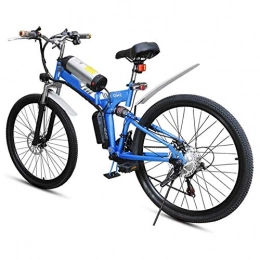 AGWa Bici elettriches AGWa Bicicletta elettrica pieghevole, E-Bike pieghevole da 20 'Bicicletta pieghevole a pedalata assistita da 200 W con 9 velocità e batteria agli ioni di litio rimovibile da 36 V / 8, 7 Ah