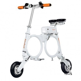 AIRWHEEL Bici elettriches Airwheel E3Scooter elettrico il ultimative Compatto Pieghevole, E-Bike con borsa per il trasporto, bianco