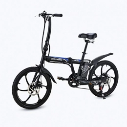 Ambm Bici Ambm Ciclomotore A Batteria per Bicicletta Elettrica A 6 velocità Regolabile