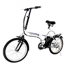 Ambm Bici elettriches Ambm Ciclomotore da Bicicletta Elettrica A Batteria al Litio 20 in Portatile E Pieghevole