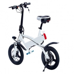 AMEY Bici AMEY Pieghevole elettrica Bicicletta elettrica per Gli Adulti, in Bicicletta 25-30km Gamma 250W Motore, da 14 Pollici 36V E-Bici della Bicicletta Città