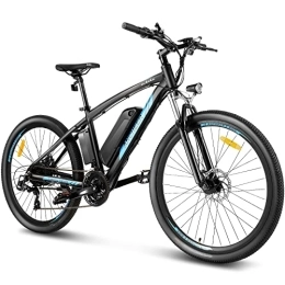 Ancheer Bici ANCHEER 27.5" Mountain Bike Elettrica per Adulti, E-Bike 250W con Batteria agli Ioni di Litio 36V 10Ah, Bicicletta Elettrica con Display LCD, 21 Marce Professionali