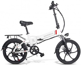 Ancheer Bici ANCHEER SAMEBIKE - Bicicletta elettrica Pieghevole, 20 Pollici, con Batteria agli ioni di Litio da 48 V, 8 Ah
