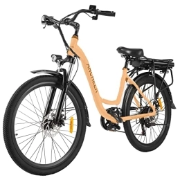 Ancheer Bici ANCHEER Sollevamento per bicicletta elettrica con telaio in alluminio grande 45 cm, pedelec da 250 W, batteria al litio rimovibile 450 Wh, portata 40 – 80 KM, per trekking EBike