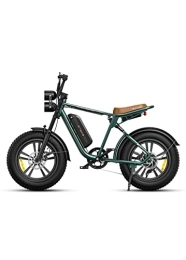 Andeshunk Bici Andeshunk Bicicletta Elettrica Pieghevole per Adulti, M20-13Ah 20''*4.0 Fat Tire Electric Bicycle