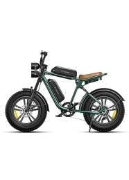 Andeshunk Bici elettriches Andeshunk Bicicletta Elettrica Pieghevole per Adulti, M20-26Ah 20''*4.0 Fat Tire Electric Bicycle