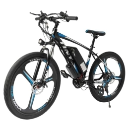 AOAPUMM Bicicletta elettrica da 26 pollici, bicicletta elettrica da 21 marce, con batteria sostitutiva da 48 V, 10 Ah, display LCD LCD da mountain bike