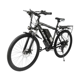 AOAPUMM Bici elettriches AOAPUMM E-bike da donna 26 pollici, e-bike da uomo, 21 marce, bicicletta elettrica da città con batteria rimovibile da 48 V, 10 Ah, display LCD LCD da mountain bike