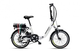 ARMONY Bici elettriches Armony Panarea, Bicicletta Elettrica Unisex Adulto, Bianco, 20