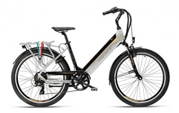 ARMONY Bici elettriches Armony Riccione Evo, Bicicletta Elettrica Unisex Adulto, Nero Grigio, 26"
