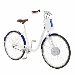 ASKOLL Bici Askoll Eb1, Bicicletta Elettrica Unisex-Adult, Bianco / Blu, L