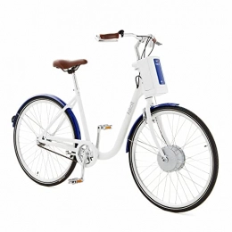 ASKOLL Bici Askoll Eb1, Bicicletta Elettrica Unisex-Adult, Bianco / Blu, M