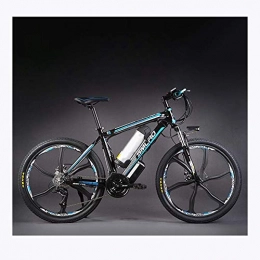 Augu Bici elettriches Augu Mountain Bike Elettrico, Mountain Bike Batteria al Litio Freno Elettrico ad Olio a Due Ruote 27 velocità 48V 350W 10AH con luci a LED per Uomo Donna