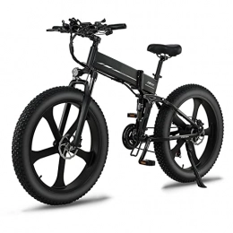 AWJ Bici elettriches AWJ R5s Bici elettrica per Adulti 26 Pollici Fat Tire Mountain Street Ebike 1000W Motore 48V Bicicletta elettrica Pieghevole Bici elettrica