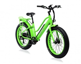 BAD BIKE Bici elettriches BAD BIKE | EVO FAT 250W - Made in Italy - E-Bike Bici Elettrica Pedalata Assistita per Adulto Unisex - Batteria Rimovibile al Litio - Bicicletta per Città e Strade di Campagna (Verde Fluo)