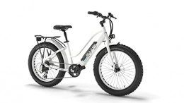BAD BIKE | EVO FAT Polini 250W - Made in Italy - E-Bike Bici Elettrica Pedalata Assistita per Adulto Unisex - Batteria Rimovibile al Litio - Per Città e Strade di Campagna (Bianco Perla)