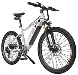 RDJM Bici Bciclette Elettriche, Bici da montagna elettrica da 26 pollici for adulti con batteria agli ioni di litio da 48 V 10Ah / motore DC 250W, sistema di velocità variabile 7S, telaio in lega di alluminio l