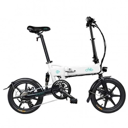 Bento E-Bike, Bici elettrica della Bicicletta Pieghevole 250 W Watt Motore 6 Marce Biciclette elettriche manuali da 16 Pollici per Il Traffico Adulti Citt,Nero