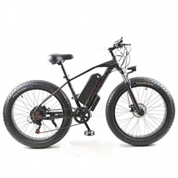 cuzona Bici elettriches Bici 1000W Bici elettrica grassa Batteria al Litio 48V ebike Mountain Bike elettrica Bici da Spiaggia Cruiser Biciclette elettriche-Black_Red_China