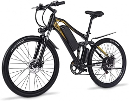 Vikzche Q Bici elettriches Bici elettrica 26" con batteria al litio rimovibile da 48 V / 15 Ah, sospensione completa, Shimano 7 velocità City eBike 500 W (Vikzche Q))