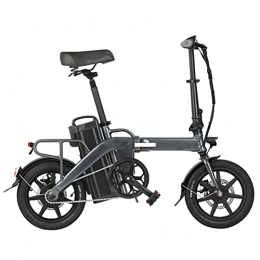 AZUNX Bici Bici elettrica, bici pieghevole Ruota da 14 pollici 25 km / h Velocità massima 150 kg Carico massimo 48 V 350 W Mountain bike elettrica per adulti
