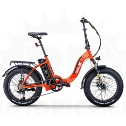 Genérico Bici Bici Elettrica Ebike Pieghevole Motore 250W 20'' Batteria 26V / 10Ah Shimano 7 Velocità