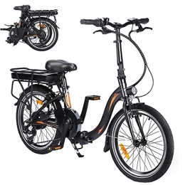 CM67 Bici Bici elettrica Guidare a una velocità massima di 25 km / h E-Bike Capacità della batteria agli ioni di litio (AH) 10AH Mtb elettrica Misura pneumatici 20 pollici, nero