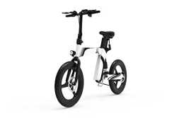 Bici Elettrica Pieghevole 250W, 20" E Bike con Li-Batteria 36V, 7 Velocità Bicicletta Elettrica Pedalata Assistita per Adulto con Max Velocità 25 KM/H, 80-100 KM (Bianco)