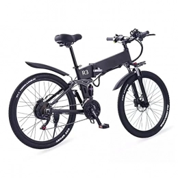 AWJ Bici elettriches Bici elettrica Pieghevole 750 W, Batteria elettrica Rimovibile da 12, 8 Ah da 48 V, 21 velocità, Pneumatico da 26 Pollici Bici elettriche Pieghevoli per Adulti, Bici elettriche per Donne