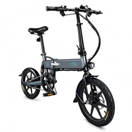 Bici Elettrica Pieghevole con Luce Anteriore a LED per Adulti, Bicicletta Elettrica Pedalata Assistita con Ruote da Bici da 36V 250 W 7.8Ah