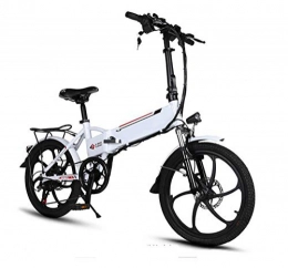 TX Bici elettriches Bici elettrica pieghevole mini dimensioni Interruttore per 48V batteria al litio da 20 pollici in lega di alluminio da 20 kg, Ingresso di carica USB, Una ruota di 20 pollici in lega di magnesio, Red