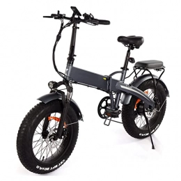 AWJ Bici Bici elettriche per Adulti Bici elettrica per Adulti Pieghevole con 204.0 Fat Tire E-Bike 48V 10ah 500W Power Assist Bicicletta elettrica con 35 km / h Max