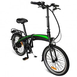 CM67 Bici Bici pedalata assistita, 36 V, 7.5 Ah, 250W, Batteria al litio Carico massimo, 3 modalità di guida, Shimano a 7 velocità，E-Bike, Per adulti, in lega di alluminio, Fino a 25 km / h
