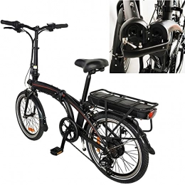 CM67 Bici elettriches Bici Pieghevole Bike Bicicletta pieghevole per adulti City bike elettrica schermo LCD Bicicletta sportiva pieghevole con 3 modalità di guida Adatto per adolescenti e adulti