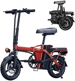 HCMNME Bici elettriches Bicicletta cruiser elettrica pieghevole Bici elettrica, Bici elettrica pieghevole per adulti, 14 "Bicicletta elettrica da 14" / Ebike Ebike con motore da 250W, batteria rimovibile impermeabile e antip