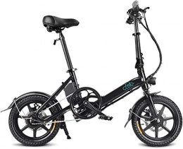 HCMNME Bici elettriches Bicicletta durevole di alta qualità, Bici da montagna elettrica, bicicletta pieghevole Bici elettrica for adulti DONNE, 250W Bicicletta elettrica 14 "con 36V / 7.8ah Man E-bike for viaggi in biciclett