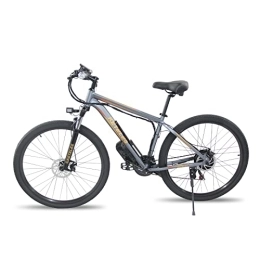 Bicicletta elettrica 26/29 pollici, batteria Samsung 18Ah (864 Wh), mountain bike 21 velocità, adatta per uomini e donne adulti. (26 pollici, grigio)