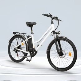 Bicicletta elettrica 26" Bicicletta elettrica Adulto, bici elettrica con batteria 36 V 10 Ah, biciclette elettriche con sospensione anteriore e freni a doppio disco