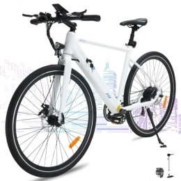 ELEKGO Bici Bicicletta Elettrica, Bici Elettrica City E-bike con Batteria Rimovibile 36V 12Ah, Telaio in Alluminio, Mountain Bike Elettrica 7 Velocità, MTB Ebike per Adulti, Autonomia 40-80km