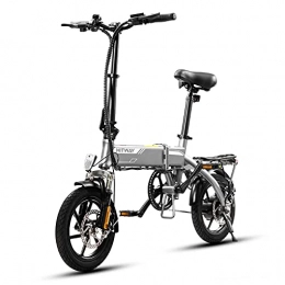 Bicicletta elettrica, bicicletta elettrica pieghevole per adulti da 14‘’, bicicletta elettrica con motore elettrico da 250W, tre modalità di guida, biciclette elettriche impermeabili per adulti