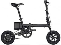 HCMNME Bici elettriches Bicicletta Elettrica Bike elettrica da 250W, Bike elettrica per adulti 36V / 6Ah, Bicicletta elettrica pieghevole da 12 "Bicicletta elettrica pieghevole 25km / h con batteria di litio rimovibile Batte