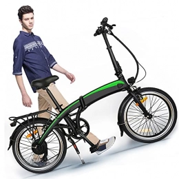 CM67 Bici Bicicletta elettrica da trekking, Batteria agli ioni di litio, rimovibile, 36 V, 7.5 Ah, 250W, 3 modalità di guida, Shimano a 7 velocità，E-Bike, Per adulti, in lega di alluminio, Fino a 25 km / h